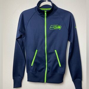 Nike NFL Team Apparel - Seahawks Track Jacket Full Zip- Navy - Sz XS